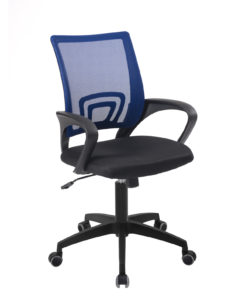 chaise-bureau-flag-fauteuil-bureau-pas-cher-bleu-noir-kayelles