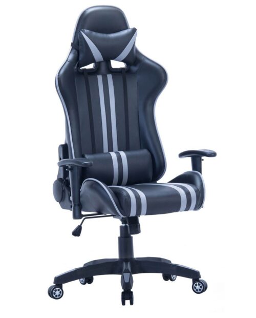 Fauteuil de Bureau Racing - Gaming Chair - Gris - LAONE