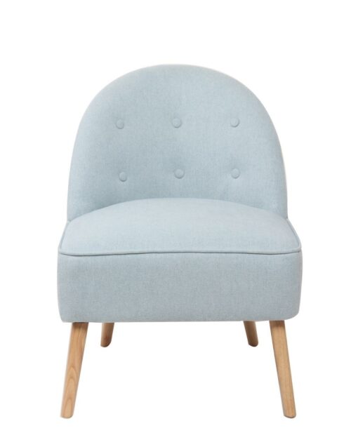 CADIS Fauteuil cocktail capitonné Bleu Azurin CADIS Fauteuil cocktail capitonné Bleu Azurin
