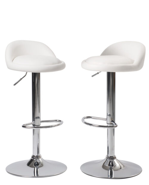 tabourets-de-bar-reglable-chrome-pu-blanc-SATI1-1 tabourets-de-bar-reglable-chrome-pu-blanc-SATI1-1