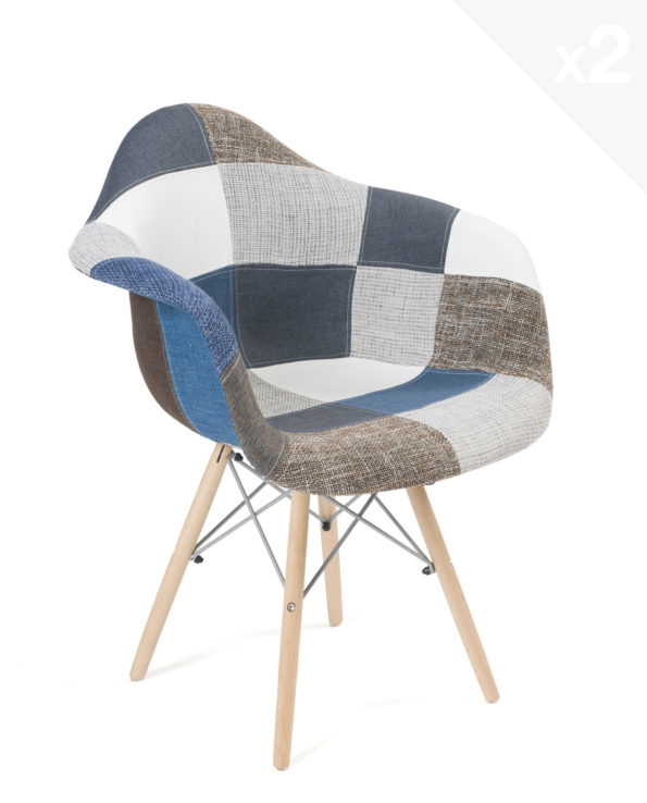 chaise-accoudoirs-scandinave-patchwork-bleu-NADOR