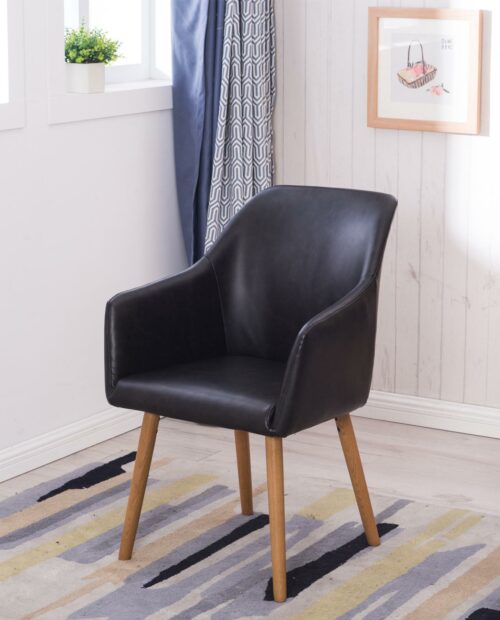 Chaise de visiteur avec accoudoirs - Style Scandinave - Salle d'attente, café, resto, bar Chaise de visiteur avec accoudoirs - Style Scandinave - Salle d'attente, café, resto, bar