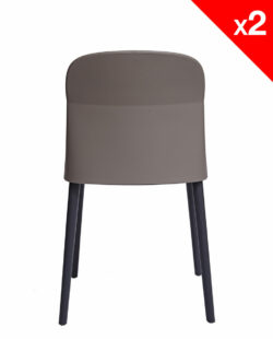 chaise-cuisine-moderne-santi-lot-2-chaises-design-kayelles-gris chaise-cuisine-moderne-santi-lot-2-chaises-design-kayelles-gris