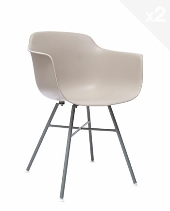 chaise-accoudoirs-design-metal-lot-2-cuisine-industriel-beige