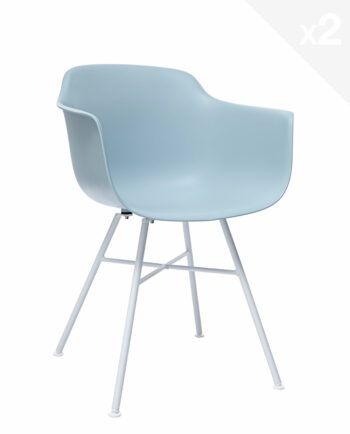 chaise-accoudoirs-design-metal-lot-2-cuisine-industriel-bleu
