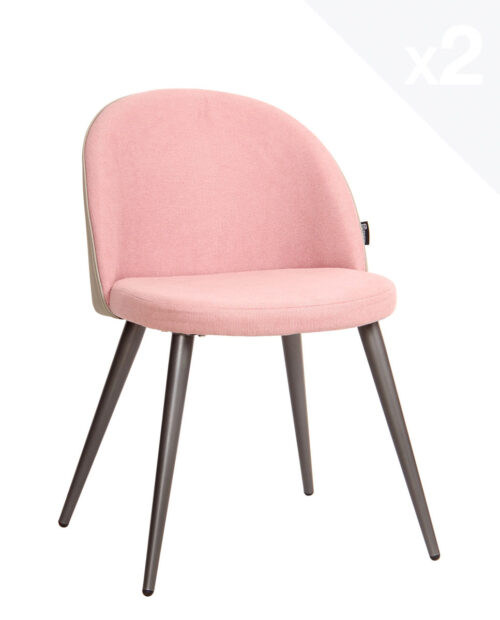 chaise-scandinave-vintage-Giza-lot-2-chaises-cocktail-retro-salle-a-manger-cuisine-rose-gaufre