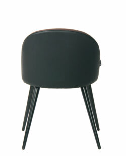 Chaise vintage Giza - Cuisine, Salle à manger - style rétro (Marron Antique et PU noir) Chaise vintage Giza - Cuisine, Salle à manger - style rétro (Marron Antique et PU noir)