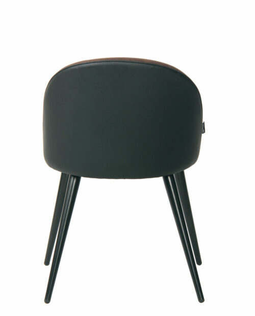 Chaise vintage Giza - Cuisine, Salle à manger - style rétro (Marron Antique et PU noir) Chaise vintage Giza - Cuisine, Salle à manger - style rétro (Marron Antique et PU noir)