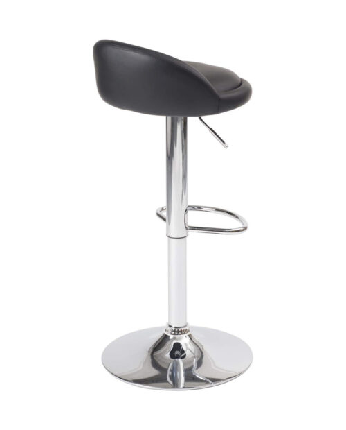 Tabourets de bar SATI (Noir et Chrome) Tabourets de bar SATI (Noir et Chrome)