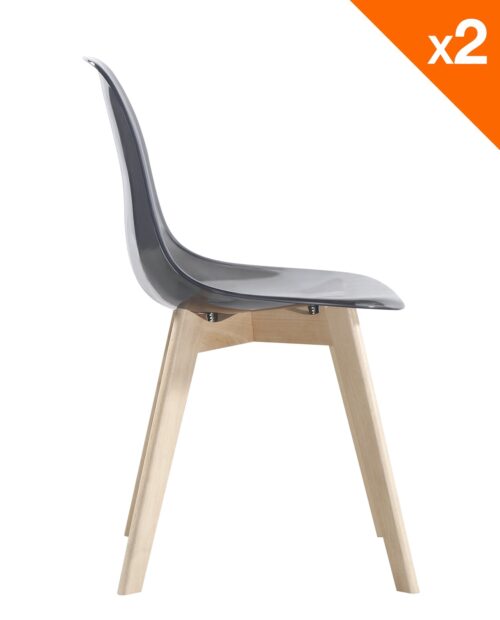 kayelles chaise scandinave Tulip transparente kayelles chaise scandinave Tulip transparente