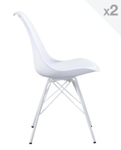 step-chaise-design-coussin-tulip-blanc STEP chaise design coussin Tulip Blanc