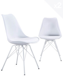 step-chaise-design-metal-rembourree-blanc