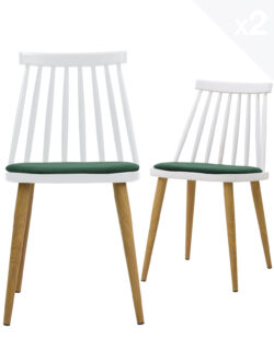 lot-2-chaises-windsor-MODA-scandinave-coussin-blanc-vert