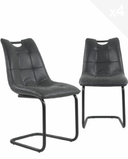 lot-4-chaises-salle-a-manger-design-POSH-noir
