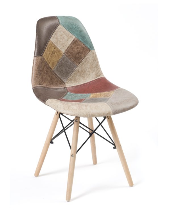 nadir-chaise-patchwork-marron-dsw-eames-kayelles