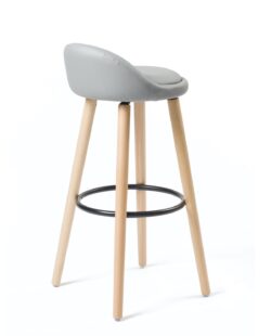 tabouret de bar - Pas cher - Bois PU Gris - kayelles tabouret de bar - Pas cher - Bois PU Gris - kayelles