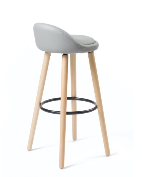tabouret de bar - Pas cher - Bois PU Gris - kayelles tabouret de bar - Pas cher - Bois PU Gris - kayelles