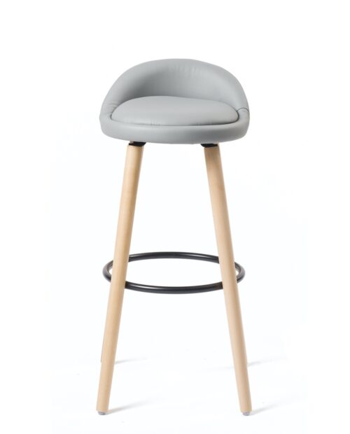 tabourets de Bar Scandinave - Bois - Gris SATA Kayelles tabourets de Bar Scandinave - Bois - Gris SATA Kayelles