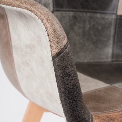 lot-2-fauteuils-scandinaves-patchwork-DAW-marron