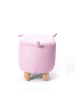 Tabouret-Ottoman-Cochon-porte-bohneur-Pouf-enfant-Bois-BOB-rose Tabouret-Ottoman-Cochon-porte-bohneur-Pouf-enfant-Bois-BOB-rose