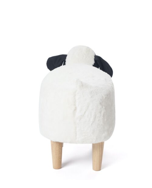 Tabouret chambre enfant - Pouf Ottoman - Mouton Noir Blanc Tabouret chambre enfant - Pouf Ottoman - Mouton Noir Blanc