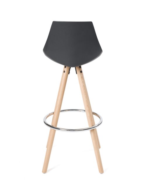 tabouret-cuisine-design-bois-noir-coussin-kayelles-soto tabouret-cuisine-design-bois-noir-coussin-kayelles-soto
