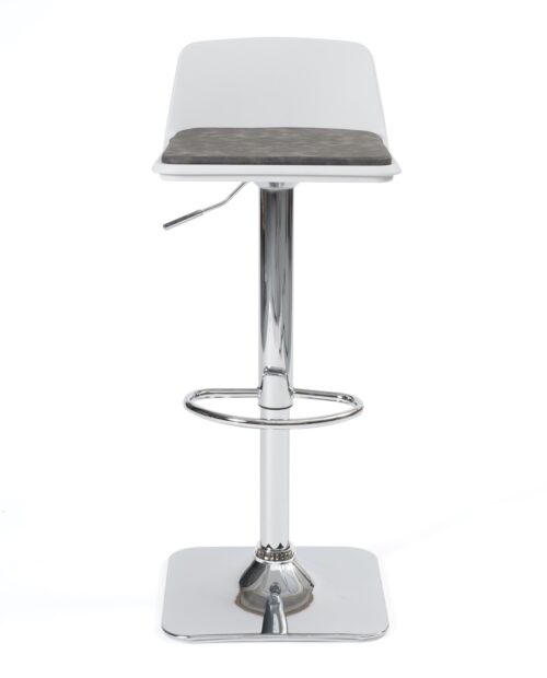 Chaise de bar Design, cuisine, coussin amovible - BOBA - Kayelles - Gris Chaise de bar Design, cuisine, coussin amovible - BOBA - Kayelles - Gris