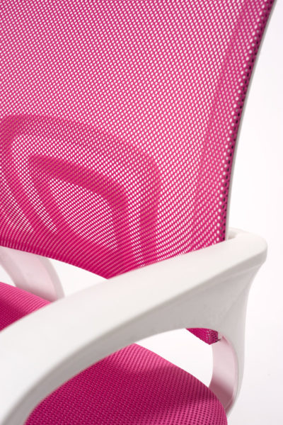 chaise-bureau-ergonomique-blanc-rose-kayelles