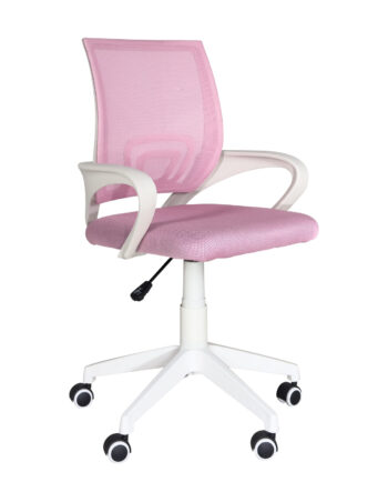chaise-bureau-flag-e-fauteuil-bureau-pas-cher-blanc-rose-kayelles