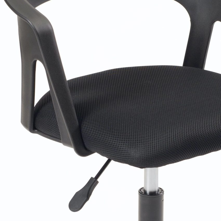 Chaise de Bureau à roulettes hauteur réglable AYA (blanc Rose) - Chaise - Fauteuil  bureau BUT