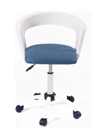 chaise-fauteuil-bureau-roulettes-accoudoirs-réglable-kayelles-blanc-bleu-mesh-1
