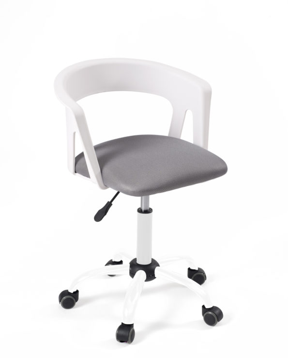 chaise-fauteuil-bureau-roulettes-accoudoirs-réglable-kayelles-blanc-gris-mesh