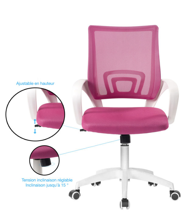 fauteuil-bureau-flag-chaise-bureau-ergonomique-rose-blanc-kayelles