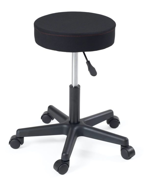tabouret-maison-bureau-bricolage-pivotant-360-reglable-hauteur-pas-cher-tissu-noir