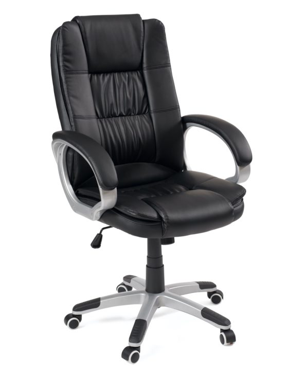 Chaise ordinateur, fauteuil de bureau ergonomique, réglable - Noir, Kayelles