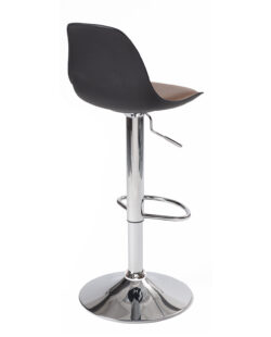 Tabouret de Bar-chaise-haute-design-cuisine-sig-noir-marron Tabouret de Bar-chaise-haute-design-cuisine-sig-noir-marron