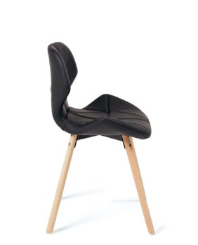 chaise-design-matelassee-noir-fara