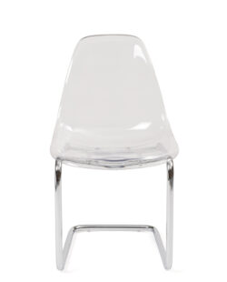 chaise-salle-manger-cuisine-transparent-chrome-design-lot-2-meo