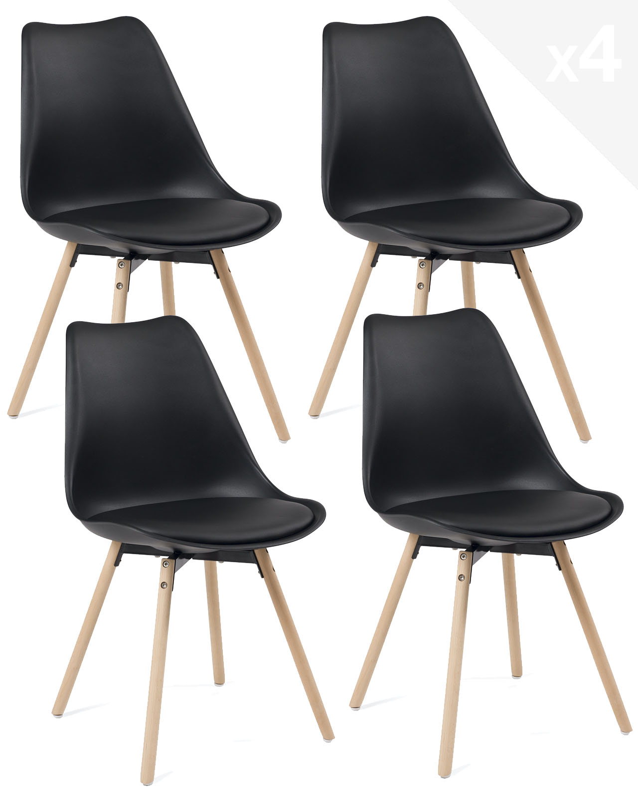 Lot De 4 Chaise Pas Cher