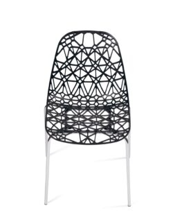 chaise-cuisine-design-lot-4-dentelle-pas-cher-IKO-noir