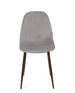 chaise-design-velours-scandinave-metal-gris-clair
