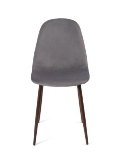 chaise-design-velours-scandinave-metal-gris-fonce