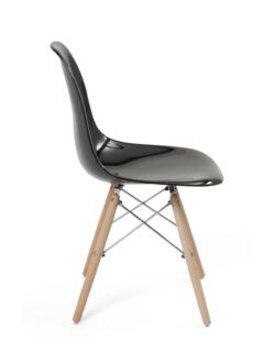 chaise-scandinave-design-lot-2-chrome-noir-brillant-neo