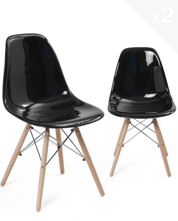 chaise-scandinave-design-lot-2-noir-brillant-neo