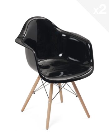 fauteuil-scandinave-lot-2-eames-noir-brillant-kayelles