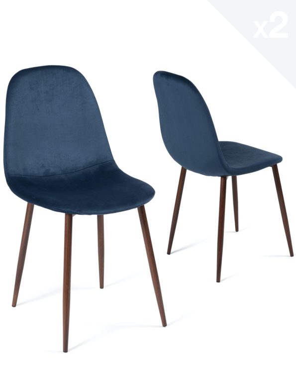 lot-2-chaises-design-scandinave-velours-metal-bleu-fonce