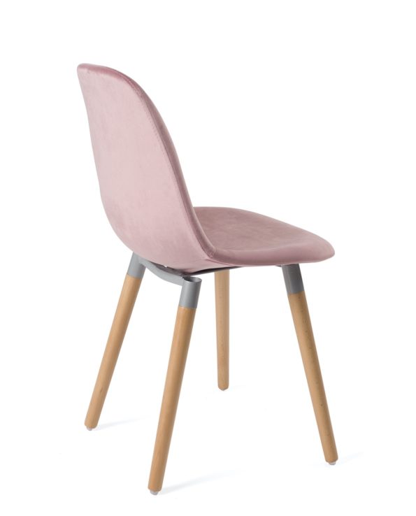 lot-4-chaises-scandinaves-bois-velours-design-rose