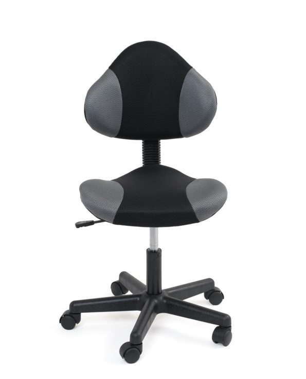 chaise-bureau-junior-roulette-design-noir-gris-tik