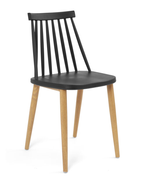 chaise-cuisine-barreaux-design-noir-faux-bois-kayelles chaise-cuisine-barreaux-design-noir-faux-bois-kayelles