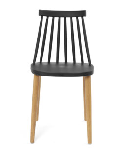 chaise-cuisine-design-barreaux-vintage-faux-bois-noir-kayelles